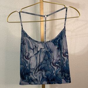 Victoria's Secret - On Point-Marble Blue Camisole- Size Large